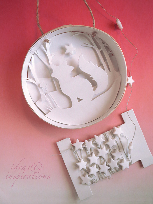 DIY: Upcycling Wandbild * wood and paper picture