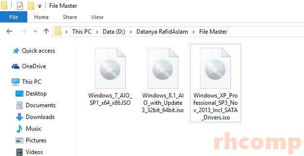 Cara install ulang windows xp sp3 menggunakan flash disk repair