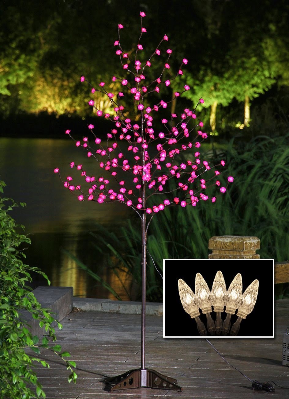 Lights tree bush shaped bushes wraps cone around wrapped christmaslightsetc Lightshare: Outdoor Decoration Tips for Christmas
