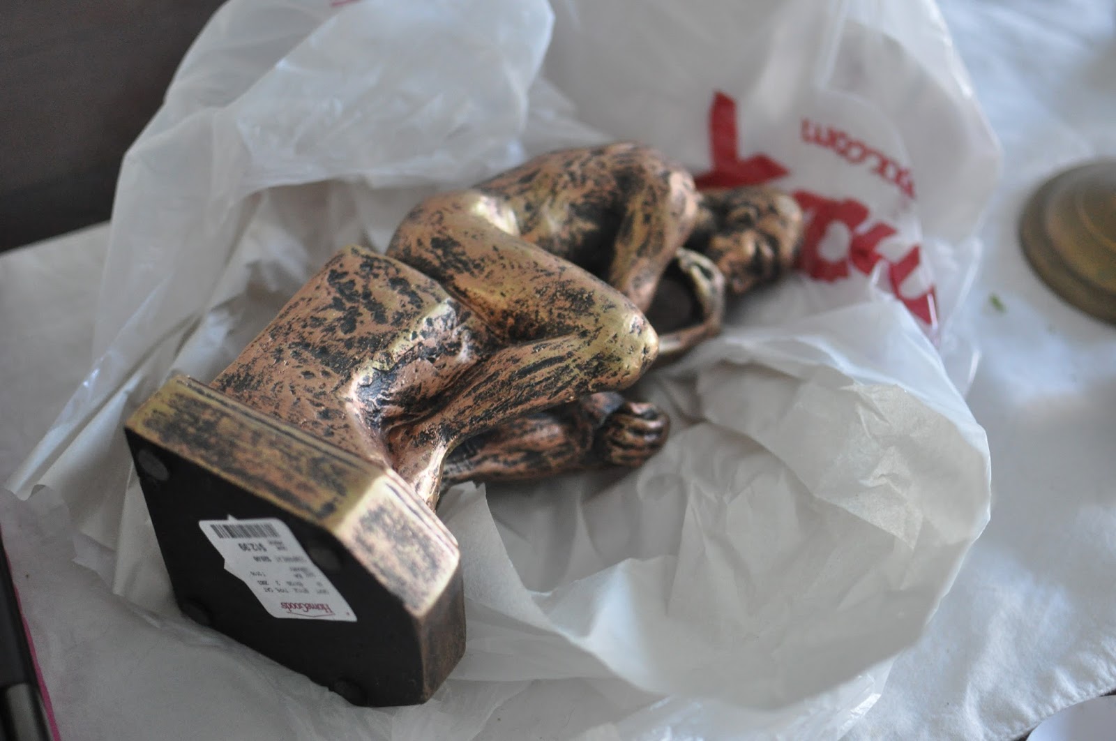 Gwen Moss how i transformed a cheap statue into a classic stone sculpture