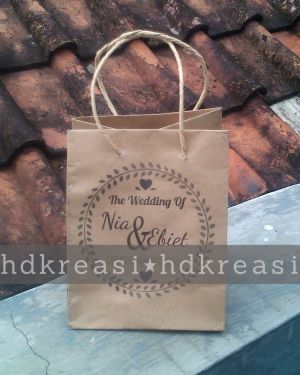 Kantong Kertas Souvenir Wedding