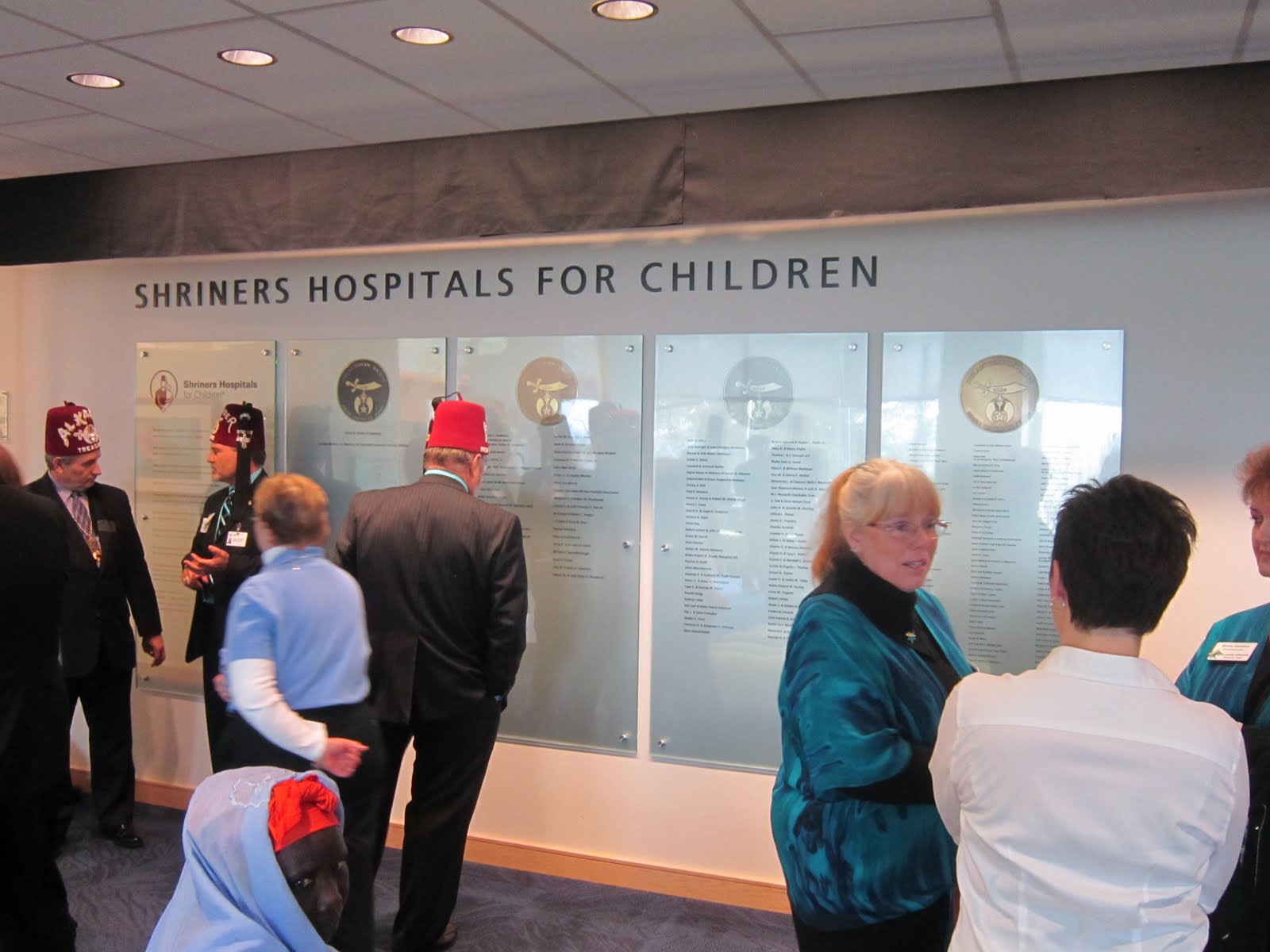 Anderson Krygier Out & About Philanthropy Wall unveiling, Shriners