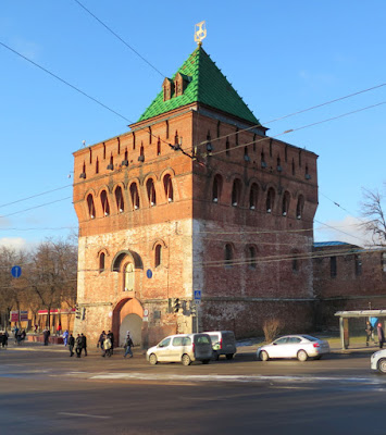 Нижегородский кремль. Дмитриевская башня.