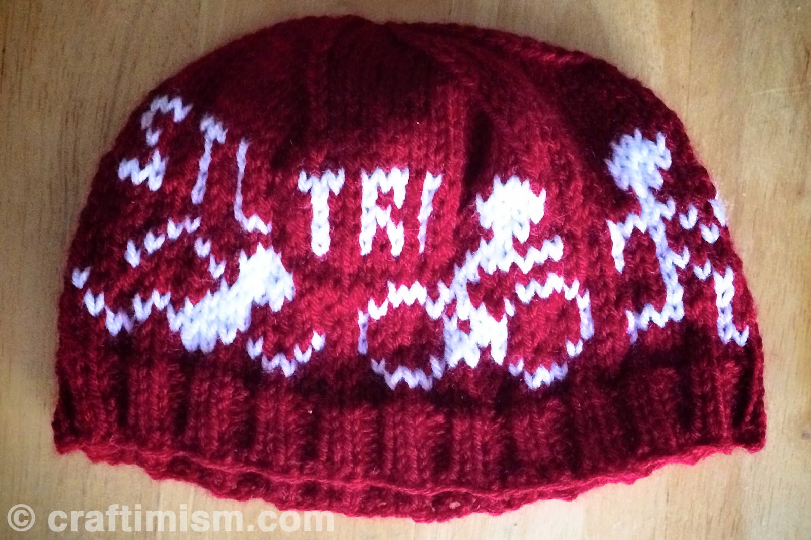 Craftimism: Triathlon Knit Hat