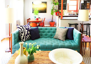 Ideias de Decoração com Sofá Azul