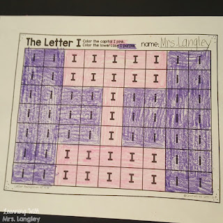 Letter Search and Color