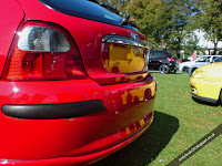 Rover 25 Solar Red Rear Close Up