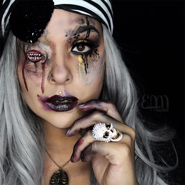 creepy halloween makeup creepy halloween makeup
