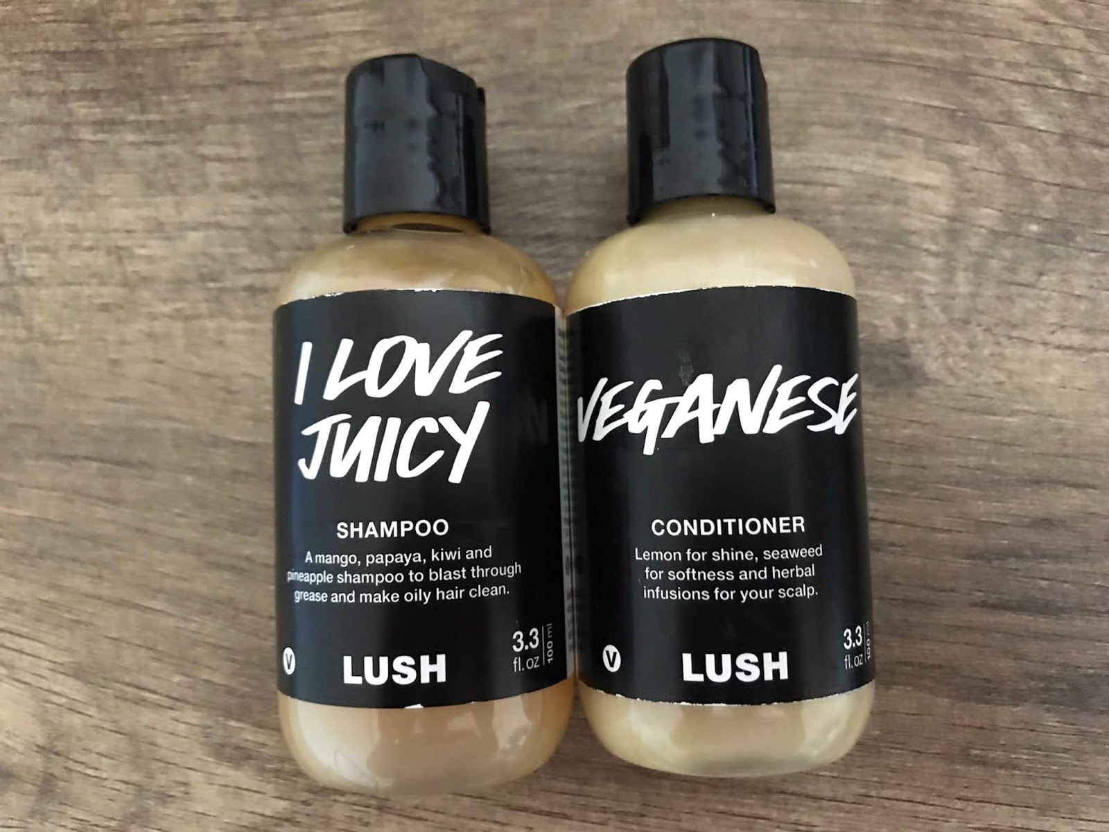 Hair products from LUSH (for oily and greasy hair)