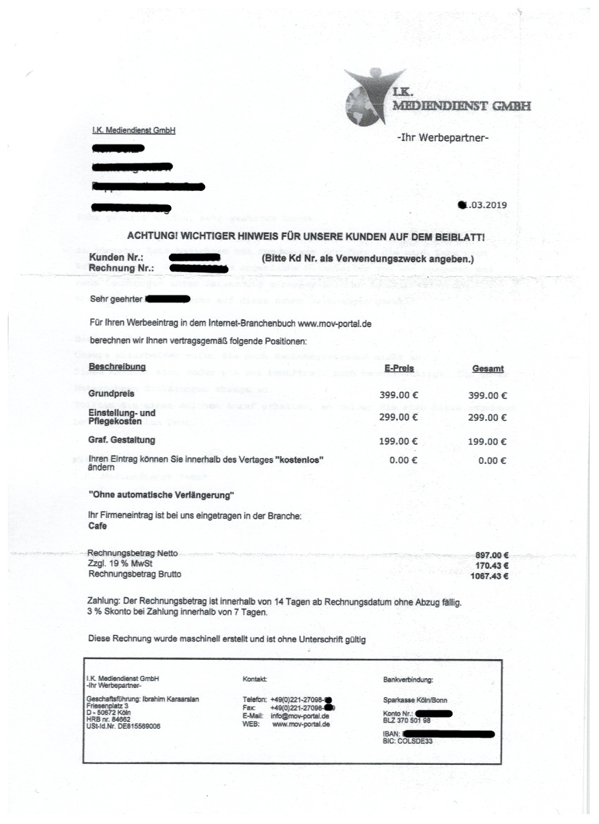 Verbraucherdienst E V Marz 18