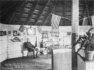 Interior of "Mad" Anthony Wayne Blockhouse (1900)