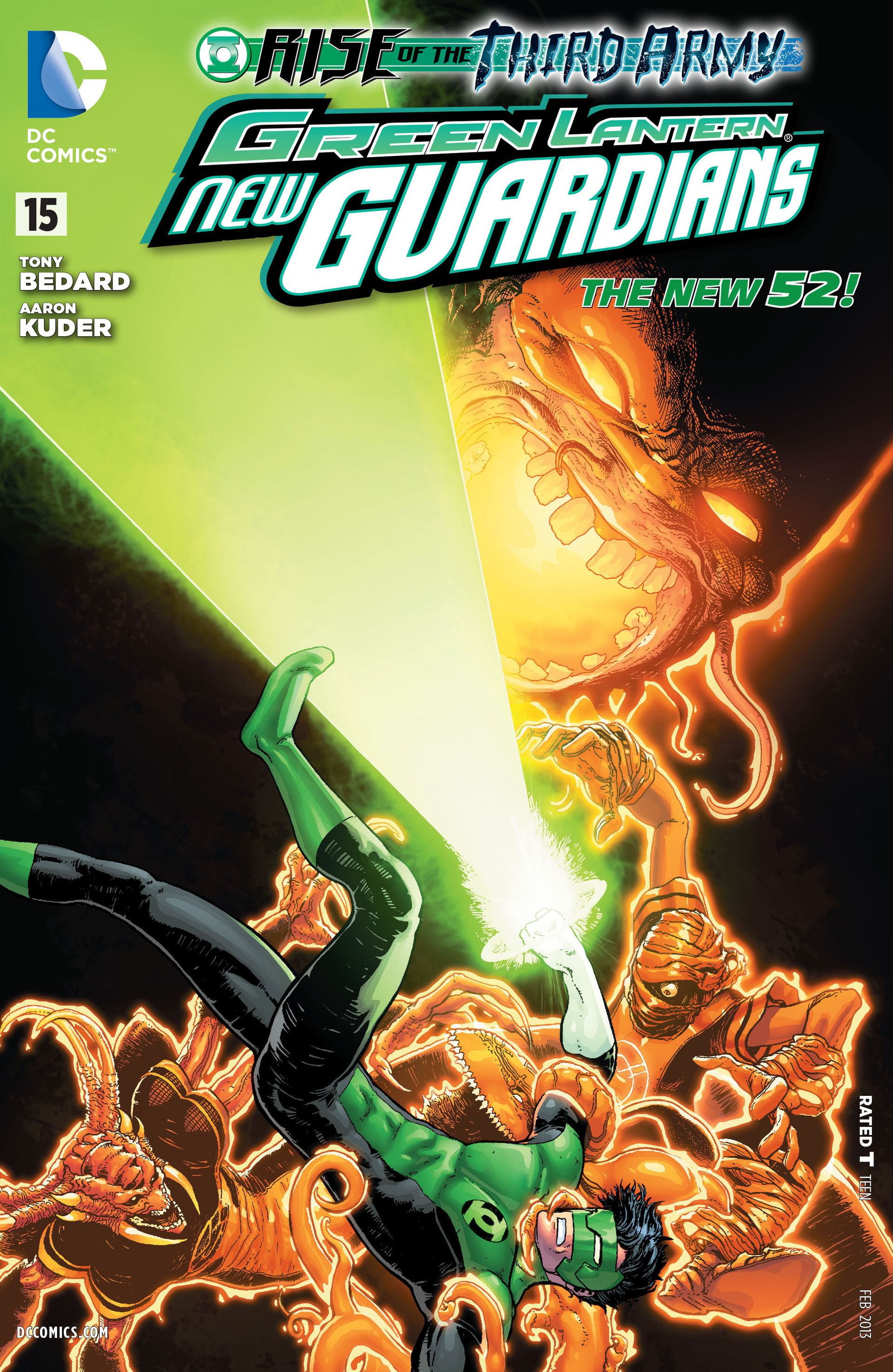 Read online Green Lantern: New Guardians comic -  Issue #15 - 1