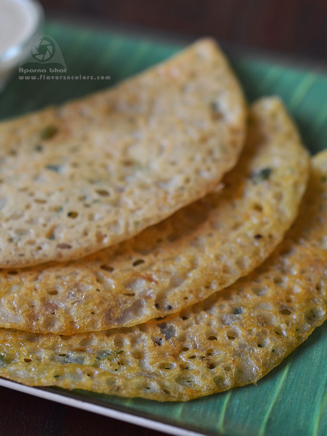 Wheat and Rice Flour Dosas Flavors N Colors