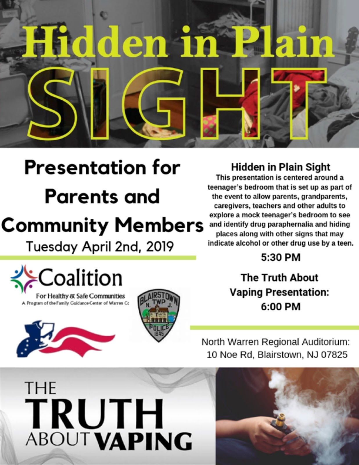 Hidden in Plain Sight Presentation North Warren Regional School District