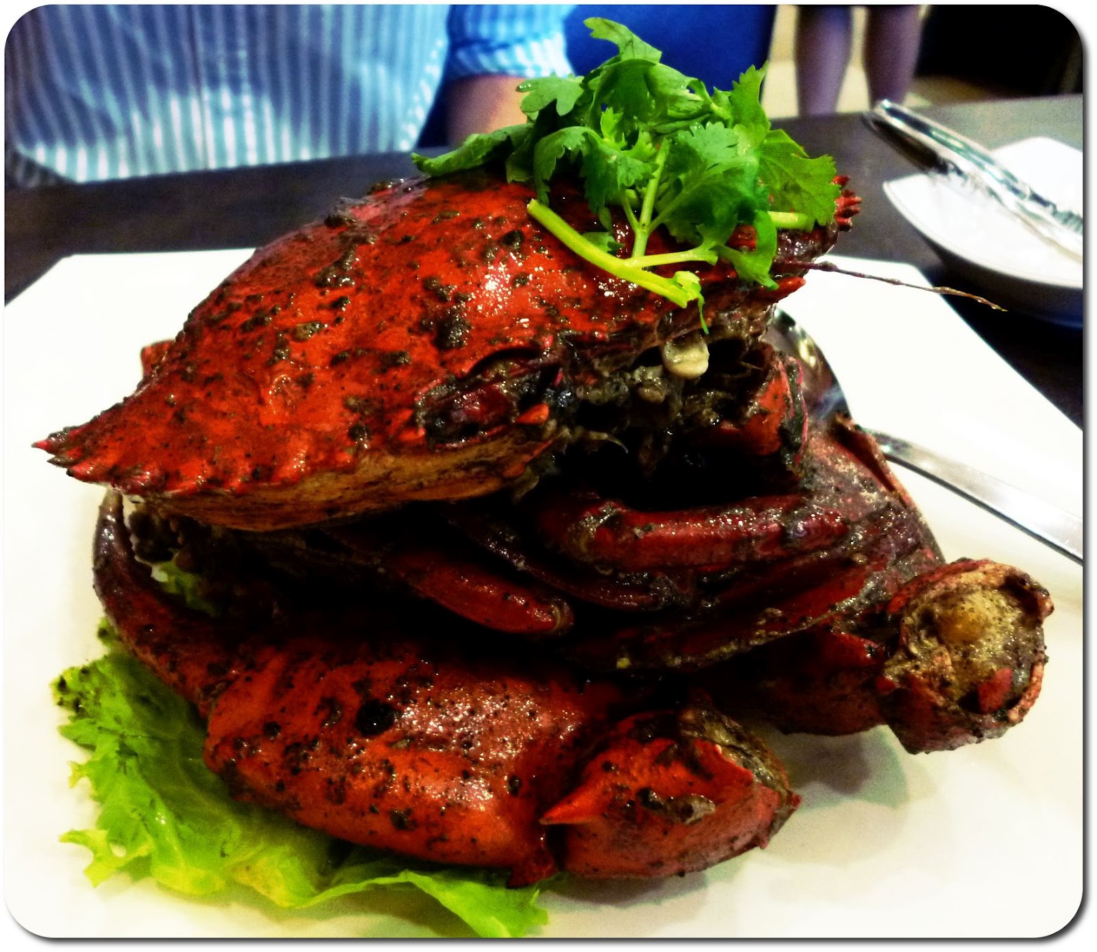 MiNa's Food Adventures Singaporean Black Pepper Crab