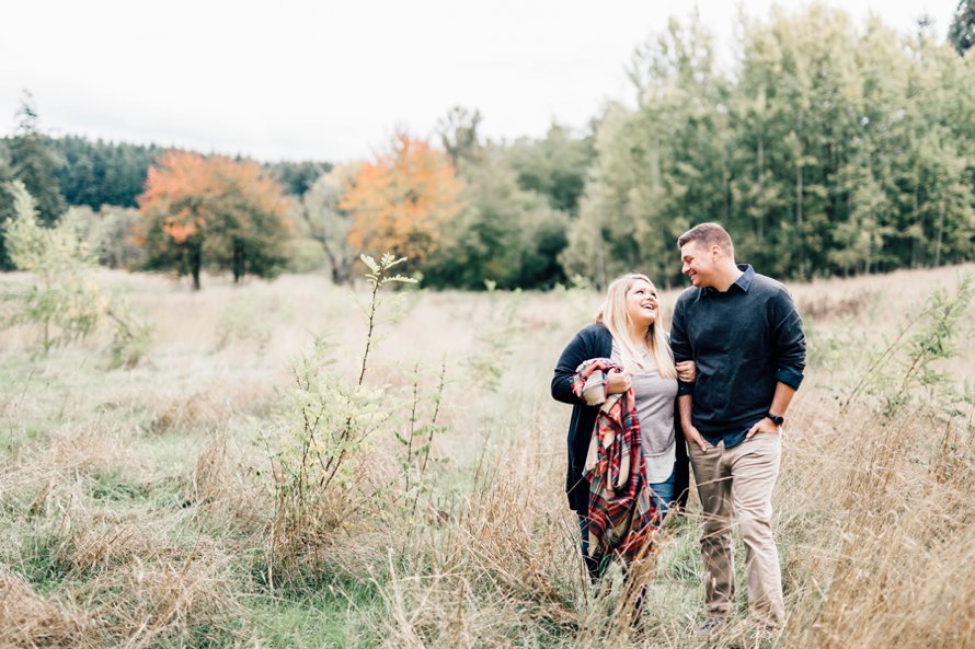 Dreamy Fall Engagement Photography by Something Minted