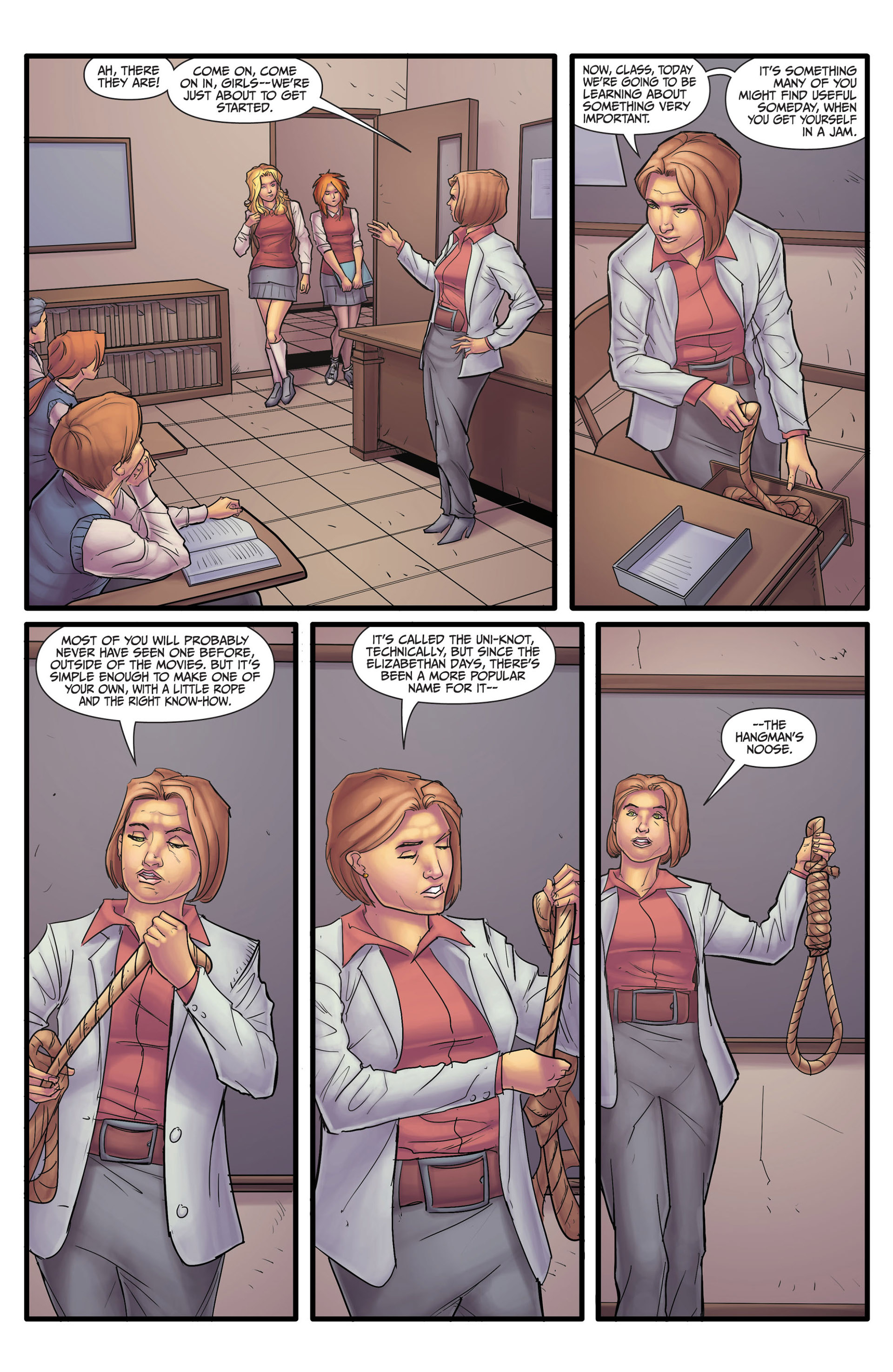 Read online Morning Glories comic -  Issue #10 - 20