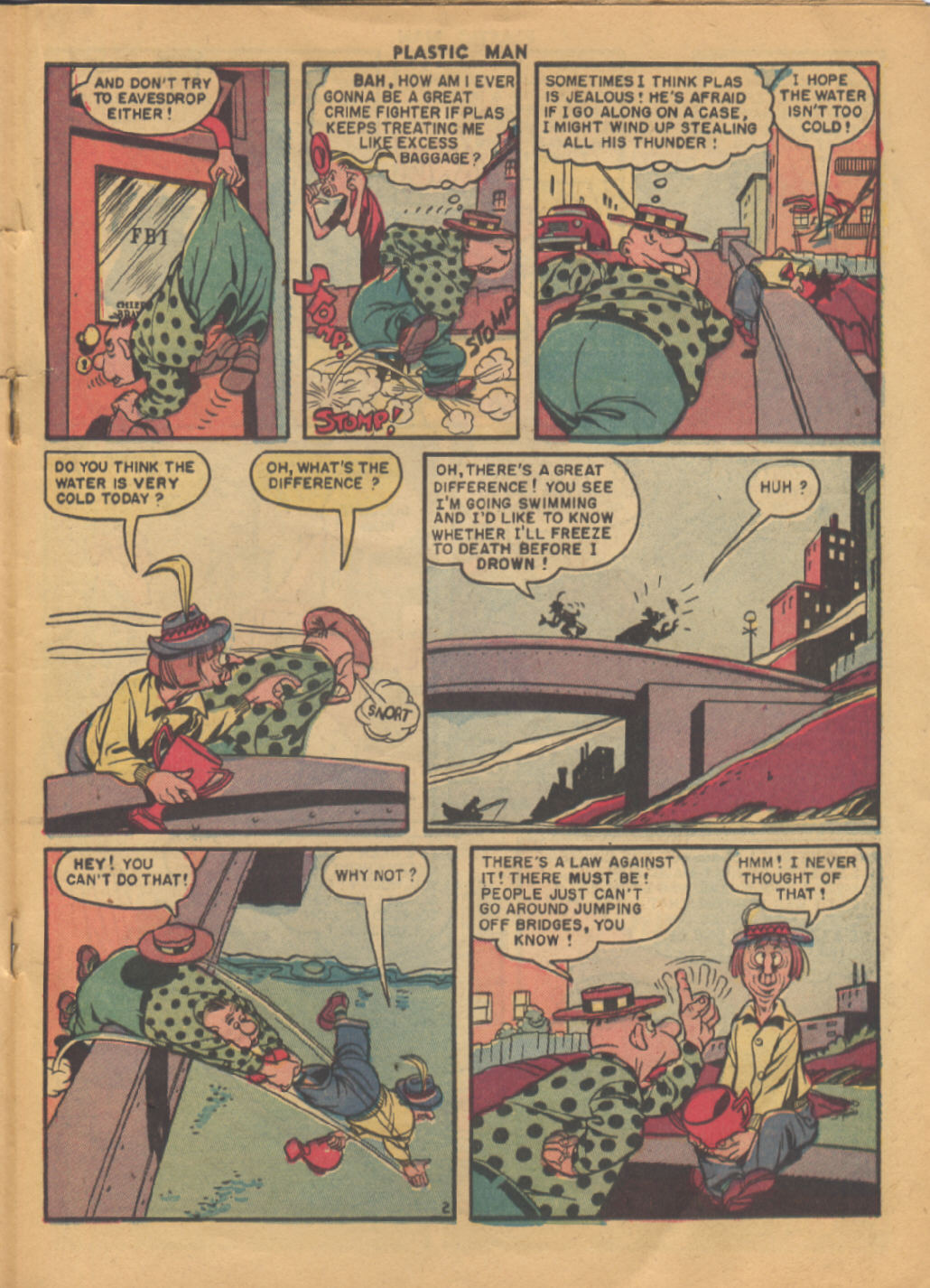 Read online Plastic Man (1943) comic -  Issue #25 - 18