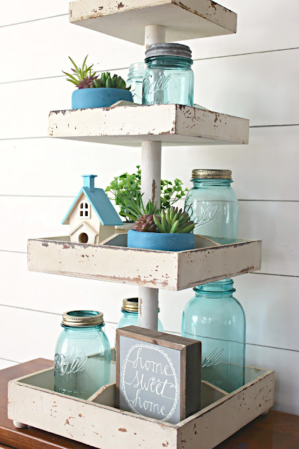 I love this easy spring decorating idea! 