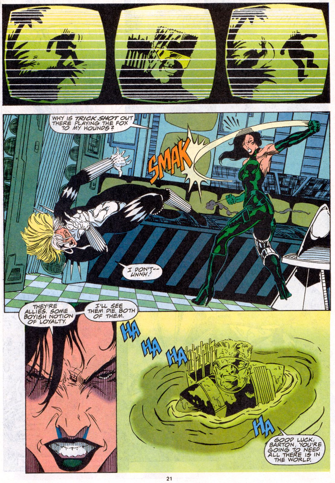 Read online Hawkeye (1994) comic -  Issue #4 - 17