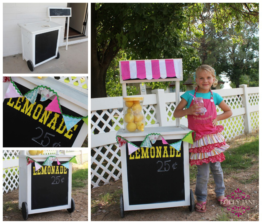 DIY lemonade stand