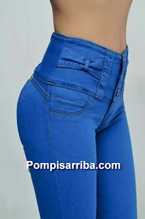 Oaxaca modelo de pantalon azul celeste