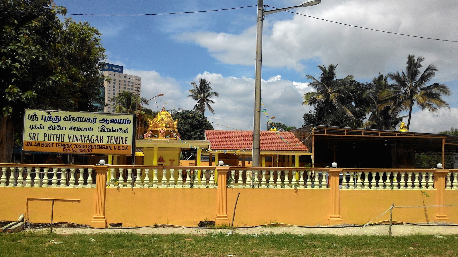 Malaysian Temples: Sri Puthu Vinayagar Temple,Bukit Tembok,Seremban
