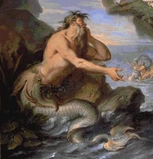 Протей греческая мифология. Нерей морской Бог. Нерей Бог древней Греции. Бог главк Греческая мифология. Нерей морской старец.