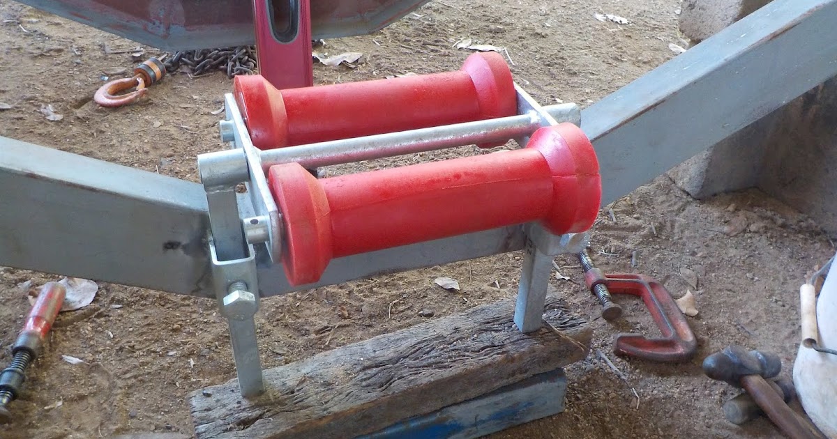 Waterways Trailer Build Ep9 Keel rollers