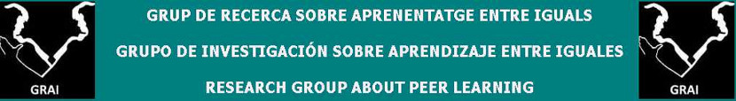 Notícies Grup de Recerca sobre Aprenentatge entre Iguals (GRAI)