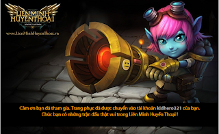 Nhận trang phục riot girl tristana