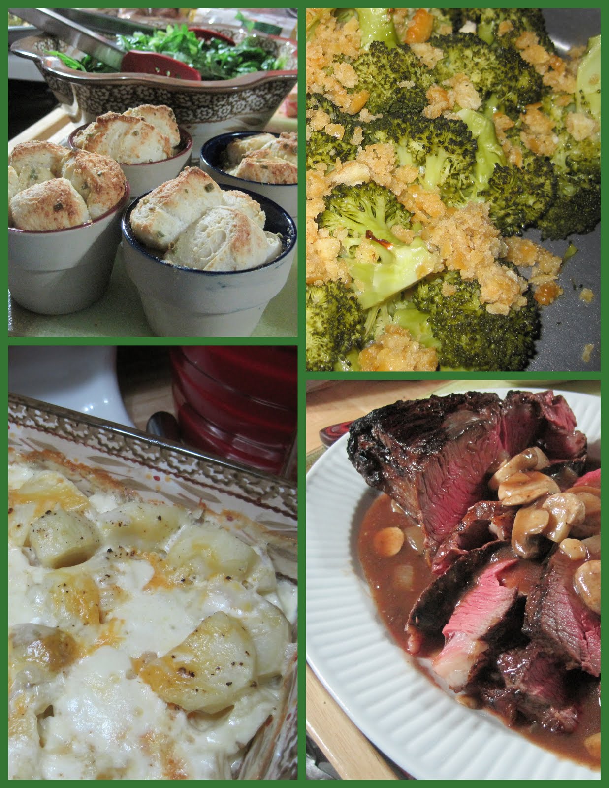 Slice of Pie Cookbooks & Entertaining Steak and Potatoes!
