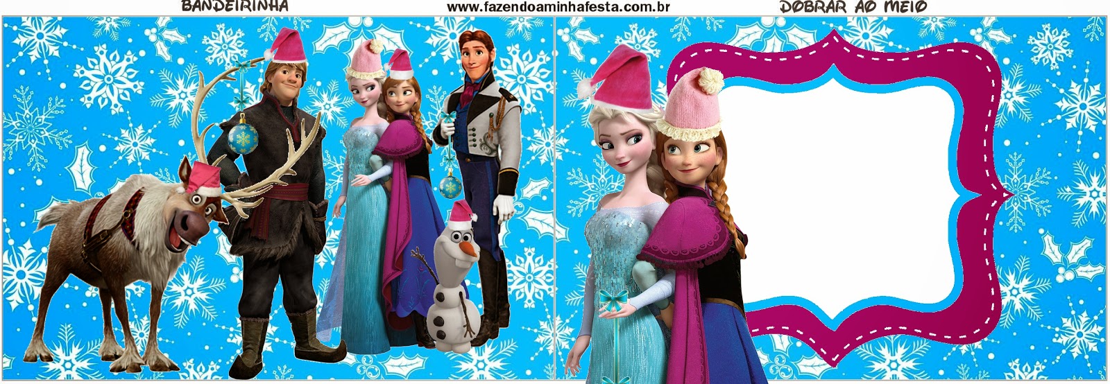 Etiquetas de Frozen para Navidad para imprimir gratis.