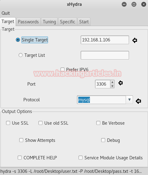 MySQL Password Cracking