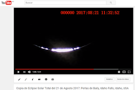 Perlas de Baily y Anillo de Diamante : Video del Eclipse Solar Total 21 Agosto 2017. Idaho Falls, I