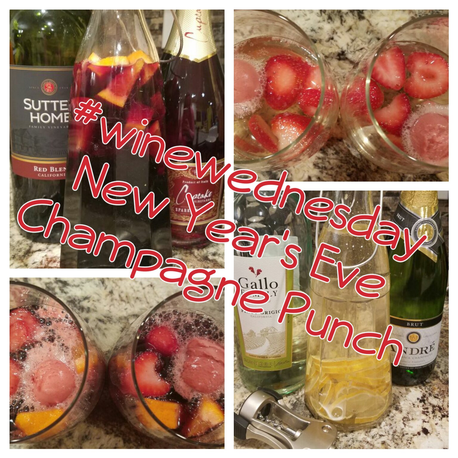 All About the Benjamins Wine Wednesday New Year's Eve Champagne Punch