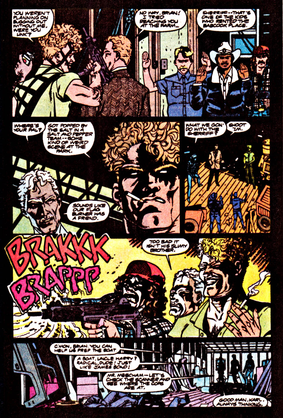 Read online The Punisher (1987) comic -  Issue #44 - Flag Burner - 16