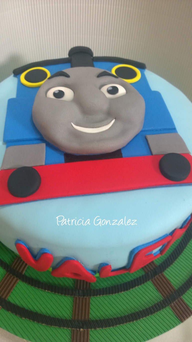 PATHALMA : Patricia y Pablo: Torta Tren Thomas,(thomas train cake)