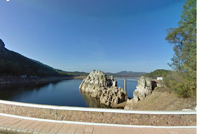 Presa del embalse de García Sola 