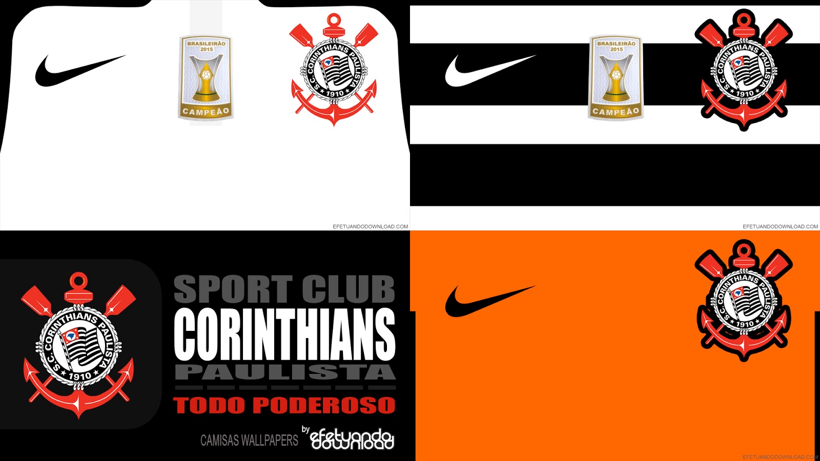 [Full HD] Wallpapers: Camisas Corinthians 2016 (Exclusivo)