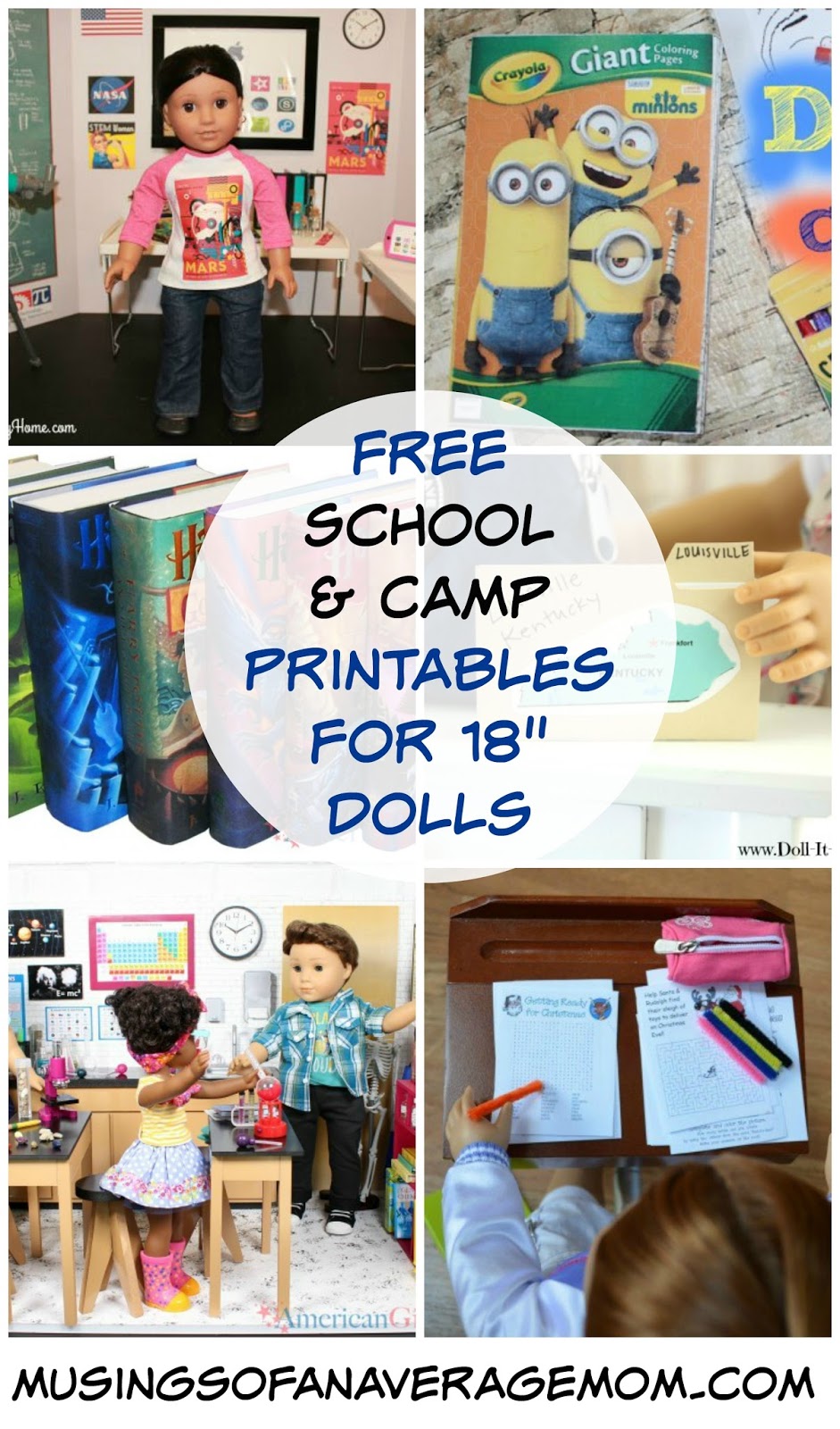 american girl doll printable