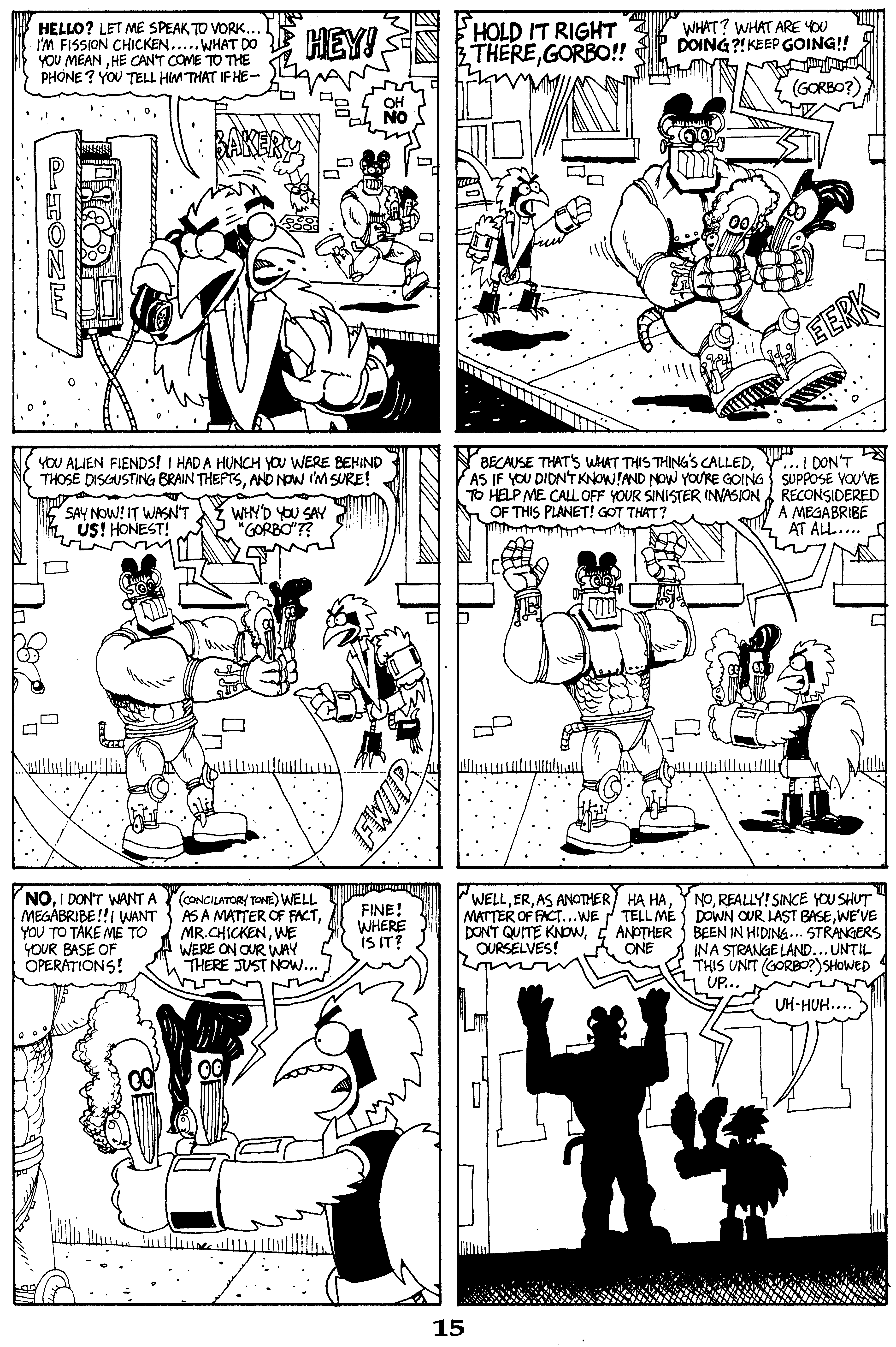 Read online Critters comic -  Issue #28 - 17