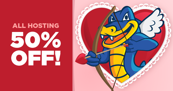 Valentine's Day and Mardi Gras Sales - 50% Off New Hosting!
