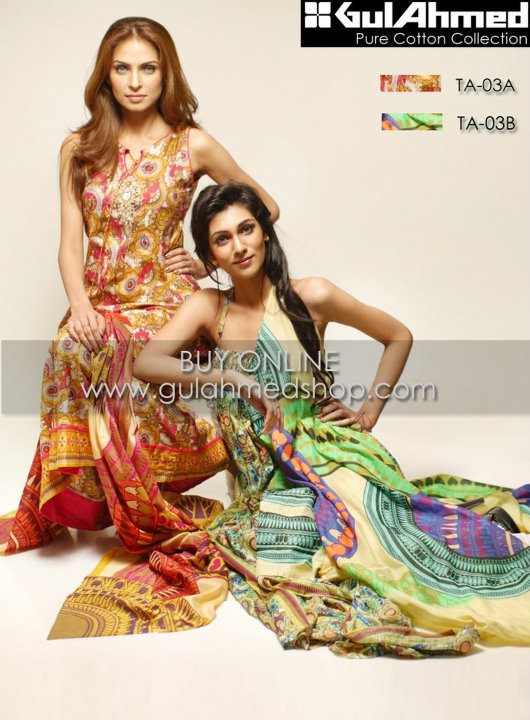 Eid Collection 2012 By Gul Ahmed Newluk Fashion