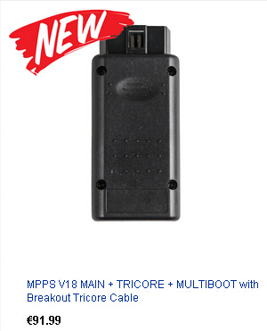 MPPS V18 MAIN + TRICORE + MULTIBOOT with Breakout Tricore Cable