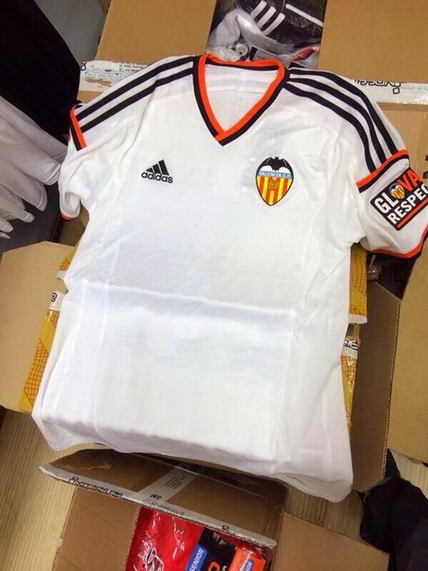 Camisetas de futbol 2013-2018 baratas: Nueva camiseta del Valencia FC 2014 2015