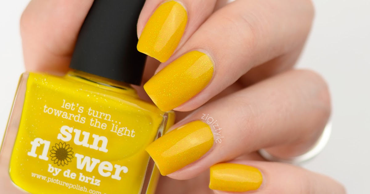 piCture pOlish Sunflower ZigiZtyle