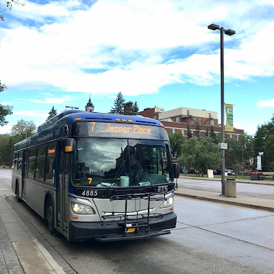 Bus in University of Alberta