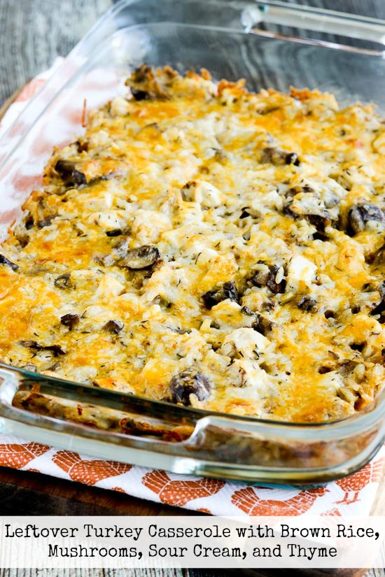 Kalyn's Kitchen® Leftover Turkey (or Chicken) Casserole with Brown