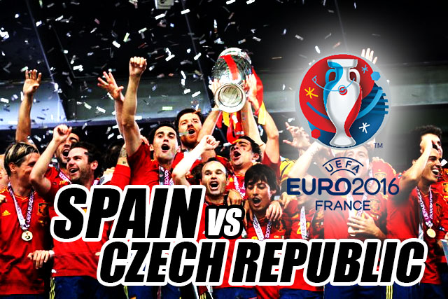 Euro Cup 2016 : Spain vs Czech Republic